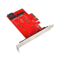 Adapter PCI-E SATA 2x M.2 Card PCI-E/SATA-1004801