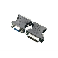 Adapter DVI->VGA (24M/15F) czarny -1013759