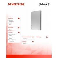 1TB 2.5'' USB 3.0 MEMORYHOME Silver -1023372