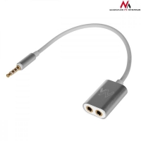 Kabel adapter rozdzielacz 3,5mm MCTV-580 - słuchawki i mikrofon-1036851