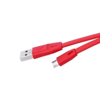Kabel FULL SPEED USB - micro USB 2 metry czerwony-1043484