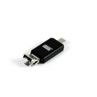 All-in-one 32GB microSD CardReader USB-C microUSB-1048205