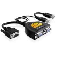 Adapter VGA->2xVGA zasilanie USB USB(AF) -771592