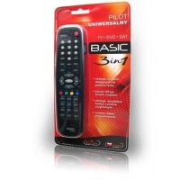 Pilot uniwersalny Basic 3w1 TV, DVD, SAT/ DVB-T-807872