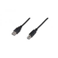 Kabel drukarkowy USB 2.0 A/M - USB B /M, 1,0  m czarny-830395