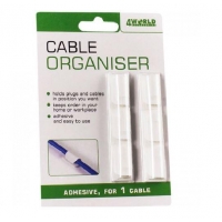 Cable Organizer przyklejany biały-847016