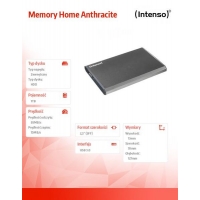 1TB 2.5'' USB 3.0 MEMORYHOME ANTHRACITE -855415