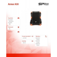 ARMOR A30 2TB USB 3.0 BLACK / PANCERNY / wstrząsoodporny-856222