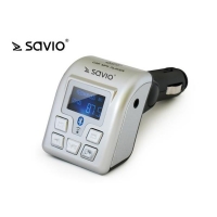 SAVIO TR-04 Transmiter FM plus funkcja Bluetooth z pilotem, blister-862587