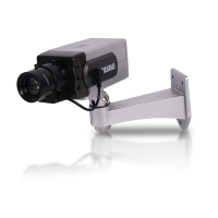 Atrapa bezprzewodowej kamery do monitoringu wewnętrzna/zewnętrzna obrotowa z czujką ruchu-874608