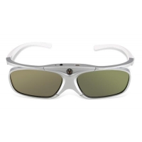 DLP 3D glasses E4w White/Silver, foldable, rechargeable EMEA -879135
