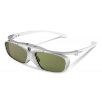 DLP 3D glasses E4w White/Silver, foldable, rechargeable EMEA -879136