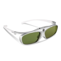 DLP 3D glasses E4w White/Silver, foldable, rechargeable EMEA -879137