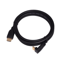 Kabel HDMI 1.4 pozłacany 1.8 m. kątowy-882643