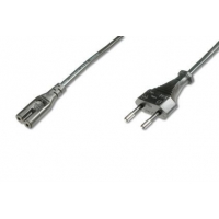 Kabel połączeniowy zasilający Typ Euro (CEE 7/16)/IEC C7, M/Ż    czarny 1,2m -883661