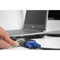 Kabel-Adapter 3w1 USB3.0 do VGA USB LAN 10/100Mbp -887013