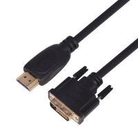 Kabel HDMI - DVI 1.8m DVI 24 1, pozłacany-888879