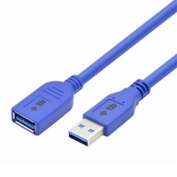 Kabel 3.0. USB AM-AF 1.8 m. niebieski -915026