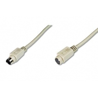 Kabel przedłużający PS2 Typ miniDIN6/miniDIN6 M/Ż beżowy 2m -932770