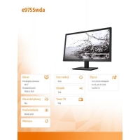 18.5'' e975Swda LED DVI Glosniki Czarny -939407