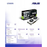 GeForce GTX 1070 DUAL 8GB DDR5 256BIT DVI/HDMI/DP OVERCLOCK-940458