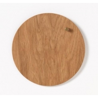 Okrągła drewniana tablica magnetyczna złoty dąb 25cm-945600