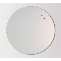 Okrągła szklana tablica suchościeralno-magnetyczna lustro   45cm-945611