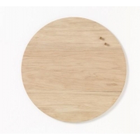 Okrągła drewniana tablica magnetyczna jasny dąb 45cm-945612