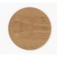 Okrągła drewniana tablica magnetyczna złoty dąb 45cm-945613