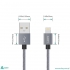 CB-D24 Grey nylonowy szybki kabel Quick Charge Lightning-USB | 1m | certyfikat MFi Apple-1033642